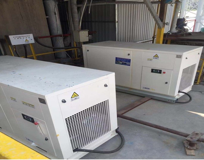 钧科低压粉料输送系统安装后现场图