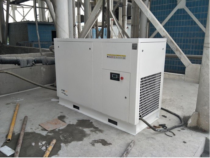 钧科低压粉料输送系统安装罐车完成图